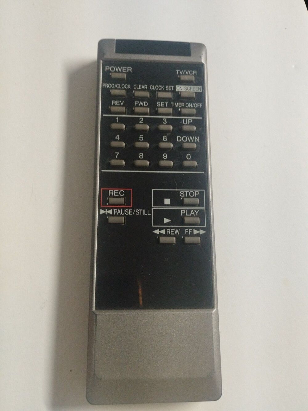 sharp rrmcg0293gesa vcr remote control tested & works
